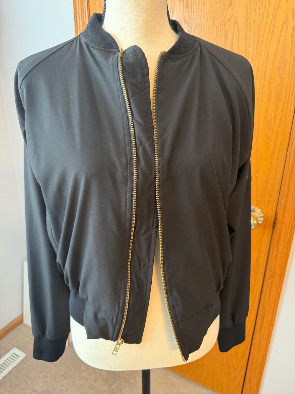 Albion Black Bomber Jacket